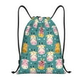 thumbnail image 1 of Daiia Colorful Cow Pattern Drawstring Backpack, Gym Bag, Lightweight Backpack, Water-Resistant Bag Travel Sports Backpack, Fitness Bag, Yoga Bag-Small, 1 of 6