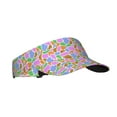 thumbnail image 1 of Daiia Colorful Cow Skin Pattern Sport Sun Visor Hats Visor Cap Adjustable Empty Top Baseball Cap Cotton Ball Caps for Women and Men, 1 of 7