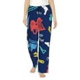 thumbnail image 1 of Daiia Colorful Excavator Women's Sleep Pant with Pockets and Drawstring,Pajama Pants-Medium, 1 of 9