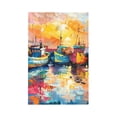 thumbnail image 1 of Daiia Colorful Fishing Boats Pattern Decorator Wall Plate Child Safe Outlet Cover, Switch and Outlet Covers,Size 1-Gang 5.0" x3.0" , Polycarbonate Thermoplastic-Style V, 1 of 6
