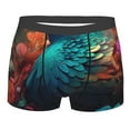 thumbnail image 1 of Daiia Colorful Flower Bird Men's Underwear Boxer Briefs, Cotton Stretch Moisture-Wicking Underwear-X-Large, 1 of 9