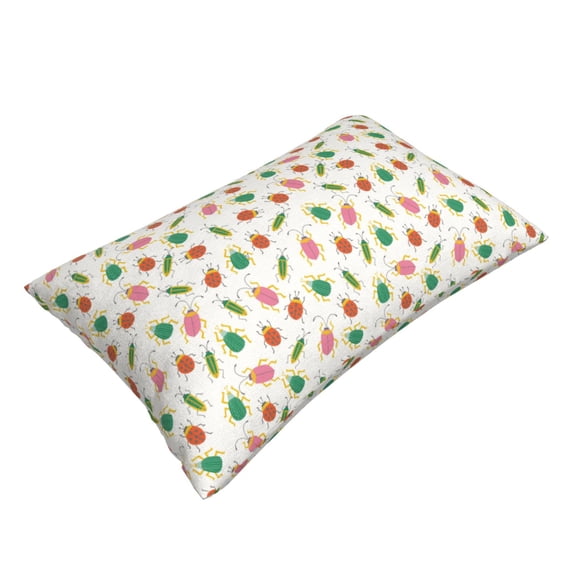 Daiia Colorful Insect1 Bedding Waterproof Pillow Protector Zippered Queen – Bed Bug Proof Pillow Encasement-14"x20"