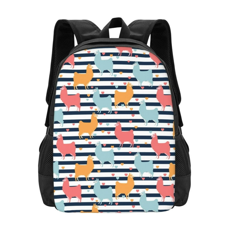 Backpack with llama logo on sale