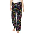 thumbnail image 1 of Daiia Colorful Palms Women's Sleep Pant with Pockets and Drawstring,Pajama Pants-XX-Large, 1 of 9