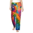 thumbnail image 1 of Daiia Colorful Parrot Jungle Dream A Women's Sleep Pant with Pockets and Drawstring,Pajama Pants-XX-Large, 1 of 9