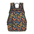 thumbnail image 1 of Daiia Colorful Pineapples1 School Backpack for Men and Women Lightweight Backpack Durable Backpack Water-Resistant,Travel,Work Bag, 1 of 9