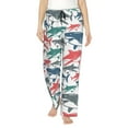 thumbnail image 1 of Daiia Colorful Shark Women's Sleep Pant with Pockets and Drawstring,Pajama Pants-XX-Large, 1 of 9