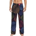 thumbnail image 1 of Daiia Colorful Shells Men's Sleep Pant with Pockets and Drawstring,Pajama Pants-XX-Large, 1 of 9