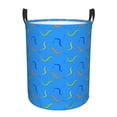 thumbnail image 1 of Daiia Colorful Snake Round Laundry Basket with Handles Thickened Waterproof Circular hamper,Dirty Clothes Storage Basket for Bedroom,Bathroom,College Dorm-Medium, 1 of 8