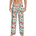 thumbnail image 1 of Daiia Colorful Spots Men's Sleep Pant with Pockets and Drawstring,Pajama Pants-XX-Large, 1 of 9