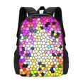 thumbnail image 1 of Daiia Colorful Tie Dye Stained Glass 3 Backpack for Men and Women -Durable Backpack Large Capacity, Water-Resistant Bag with Adjustable Straps and Laptop Compartment, 1 of 9