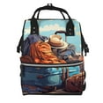 thumbnail image 1 of Daiia Colorful Travel Luggage Gear Large Capacity Baby Bag Waterproof Stylish Diaper Bag Mummy Backpack Adjustable Straps Diaper BagBaby Essentials Bag, 1 of 6