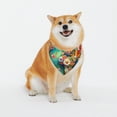 thumbnail image 1 of Daiia Colorful World Map Print Pet Scarf, Adjustable Pet Bandana, Reflective Dog Bandana with Buckle, Durable Pet Accessory Fashionable Pet Neckwear-Large, 1 of 7