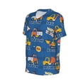 thumbnail image 1 of Daiia Construction Vehicles Mens Baseball Jersey Button Down Shirts Short Sleeve Sports Uniforms-4X-Large, 1 of 9