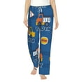 thumbnail image 1 of Daiia Construction Vehicles Women's Sleep Pant with Pockets and Drawstring,Pajama Pants-Small, 1 of 9