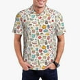 thumbnail image 1 of Daiia Cooking Utensils Pattern Men’s Polo Shirts,Solid Deck Shirt,Classic Fit, Breathable Cotton Polo for Casual and Sport Wear-Medium, 1 of 7