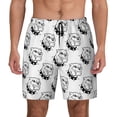 thumbnail image 1 of Daiia Cool Dog Mens Swim Trunks Swim Shorts Quick Dry Swim Shorts with Mesh Lining Pockets-Medium, 1 of 9