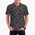 thumbnail image 1 of Daiia Cool Off-Road Vehicle Pattern Men’s Polo Shirts,Solid Deck Shirt,Classic Fit, Breathable Cotton Polo for Casual and Sport Wear-Large, 1 of 7