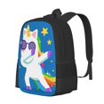 thumbnail image 1 of Daiia Cool Unicorn Star Golden Backpack for Men and Women -Durable Backpack Large Capacity, Water-Resistant Bag with Adjustable Straps and Laptop Compartment, 1 of 7