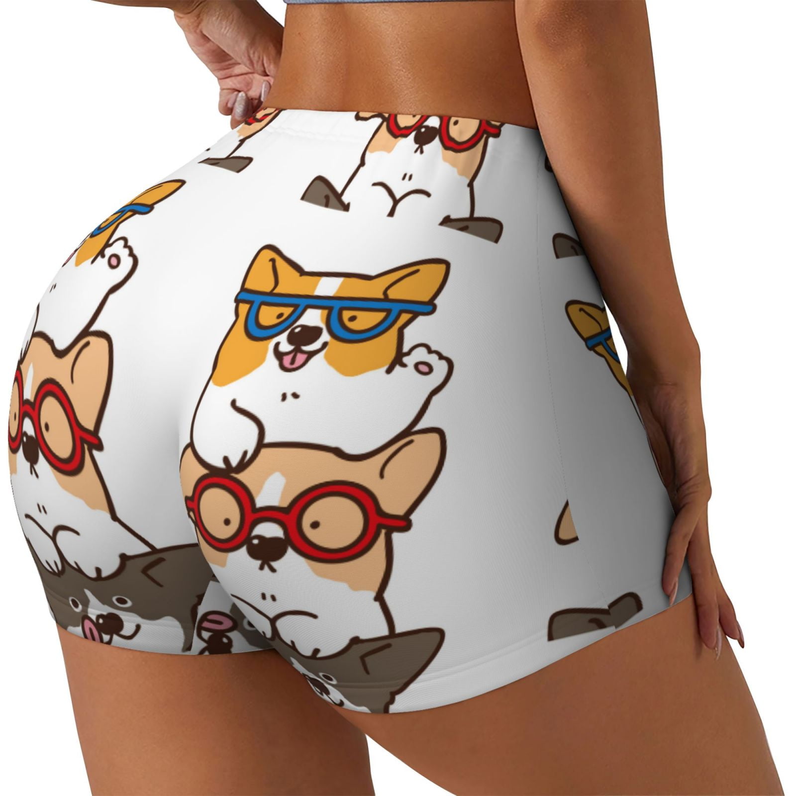 Puppy Dalmatian Dog Pattern Print Women's Shorts