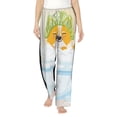 thumbnail image 1 of Daiia Corgi In The Shower Cap Bathing Women's Sleep Pant with Pockets and Drawstring,Pajama Pants-Small, 1 of 9