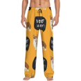 thumbnail image 1 of Daiia Corgi Men's Sleep Pant with Pockets and Drawstring,Pajama Pants-Large, 1 of 9