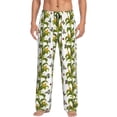 thumbnail image 1 of Daiia Corn And Butterflies Men's Sleep Pant with Pockets and Drawstring,Pajama Pants-Large, 1 of 9