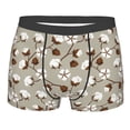 thumbnail image 1 of Daiia Cotton Tree Men's Underwear Boxer Briefs, Cotton Stretch Moisture-Wicking Underwear-Medium, 1 of 9