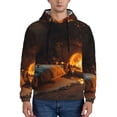 thumbnail image 1 of Daiia Cozy Tree Hole Cabin for Men's Fashion Hoodies & Sweatshirts with Kangaroo Pocket Hooded Sweatshirt Breathable & Moisture Wicking-3X-Large, 1 of 7