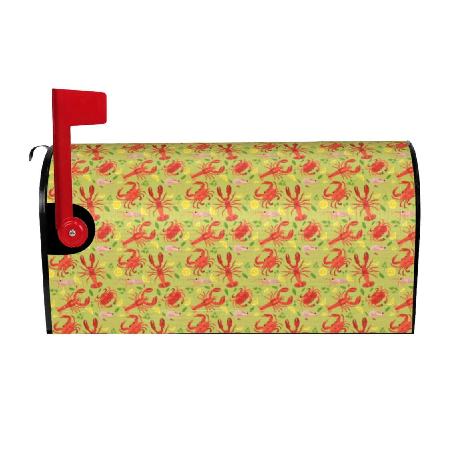 Daiia Crab Lobster Mailbox Cover , Magnetic Welcome Mailbox Wraps Post ...