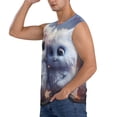 thumbnail image 1 of Daiia Cute Animal Couple Printed Men's Tank Tops,Casual Soft Sleeveless Gym Muscle Shirts Bodybuilding Tee-XX-Large, 1 of 8