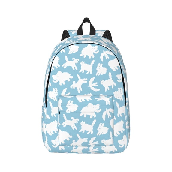Daiia Cute Animals Vintage Canvas Backpack for Men and Women ,Hiking Backpack,Travel Laptop Bag for School,Large Capacity Backpack