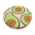 thumbnail image 1 of Daiia Cute Avocado Stool Covers Round,Round Bar Stool Covers Waterproof Bar Chair Covers Washable Stool Cushion Slipcover for 12-14 Inch Chair-12 inch, 1 of 7