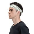 thumbnail image 1 of Daiia Cute Avocado Yoga printed Men's Performance Headband,Sports Headbands,Moisture Wicking Workout Headband, 1 of 9