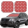 thumbnail image 1 of Daiia Cute Baseball 2PCS Car Windshield Sun Shade, Foldable Sun Shield for Car Front Window, Auto Sun Blocker Visor Protector Universal for Truck SUV Pickup-Medium, 1 of 7