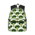 thumbnail image 1 of Daiia Cute Broccoli School Backpack for Men Women, Unisex Large Waterproof Bookbag Schoolbag Casual Daypack for High School/College/Teens/Travel/Work Black, 1 of 8
