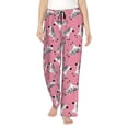 thumbnail image 1 of Daiia Cute Cartoon Zebra Women's Sleep Pant with Pockets and Drawstring,Pajama Pants-Large, 1 of 9