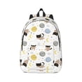 thumbnail image 1 of Daiia Cute Cat Vintage Canvas Backpack for Men and Women ,Hiking Backpack,Travel Laptop Bag for School,Large Capacity Backpack, 1 of 8