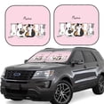 thumbnail image 1 of Daiia Cute Cats 2PCS Car Windshield Sun Shade, Foldable Sun Shield for Car Front Window, Auto Sun Blocker Visor Protector Universal for Truck SUV Pickup-Large, 1 of 7