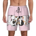 thumbnail image 1 of Daiia Cute Cats Mens Swim Trunks Swim Shorts Quick Dry Swim Shorts with Mesh Lining Pockets-Medium, 1 of 9
