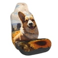 thumbnail image 1 of Daiia Cute Corgi Sunflower Printed Car Seat Cover - Waterproof & Sweatproof - Universal Fit, Machine Washable, Non-Slip - Seat Protector for Car, Truck, SUV, Van (1 Pack), 1 of 5