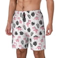 thumbnail image 1 of Daiia Cute Dinosaur Mens Swim Trunks Swim Shorts Quick Dry Swim Shorts with Mesh Lining Pockets-3X-Large, 1 of 9