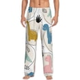 thumbnail image 1 of Daiia Cute Dinosaurs Men's Sleep Pant with Pockets and Drawstring,Pajama Pants-Medium, 1 of 9