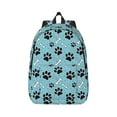 thumbnail image 1 of Daiia Cute Dog Footprints Vintage Canvas Backpack for Men and Women ,Hiking Backpack,Travel Laptop Bag for School,Large Capacity Backpack, 1 of 8
