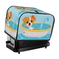 thumbnail image 1 of Daiia Cute Dog In Bath Pattern 2 slice Toaster Cover, Toaster Appliance Dust-proof Cover For Kitchen Small Appliance Dust Cover and Fingerprint Protection, 1 of 7