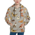 thumbnail image 1 of Daiia Cute Dog for Boys Fashion Hoodies & Sweatshirts with Kangaroo Pocket,Hooded Sweatshirt for Kid, Breathable& Moisture Wicking-Large, 1 of 6