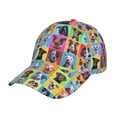 thumbnail image 1 of Daiia Cute Dogs Collage print Baseball Cap Men Women Golf Dad Hat Adjustable Original Classic Low Profile Hat Unconstructed Plain Cap, 1 of 9