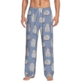 thumbnail image 1 of Daiia Cute Fat Cat Men's Sleep Pant with Pockets and Drawstring,Pajama Pants-Medium, 1 of 9