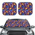 thumbnail image 1 of Daiia Cute Flat Hand Drawn Fishes 2PCS Car Windshield Sun Shade, Foldable Sun Shield for Car Front Window, Auto Sun Blocker Visor Protector Universal for Truck SUV Pickup-Medium, 1 of 7
