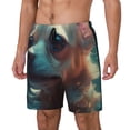thumbnail image 1 of Daiia Cute Flower Chihuahua Puppy Mens Swim Trunks Swim Shorts Quick Dry Swim Shorts with Mesh Lining Pockets-XX-Large, 1 of 9